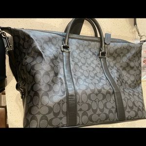 Coach travel duffel bag